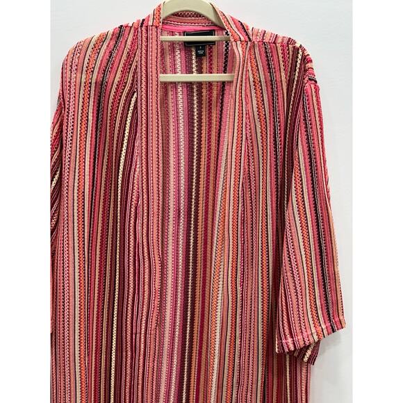 G by Giuliana Black Label‎ Multicolor Crochet Lace Knit Cardigan Sweater Size S - Picture 4 of 9